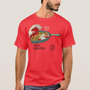Spaghetti Bolognese - Italienska Noodles - Japansk T Shirt