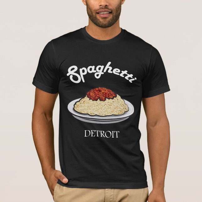 Spaghetti Detroit T Shirt (Framsida)