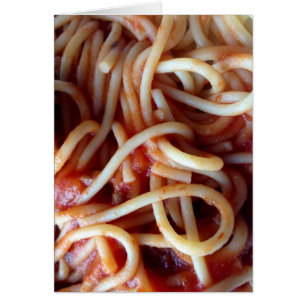 spaghetti hälsningskort