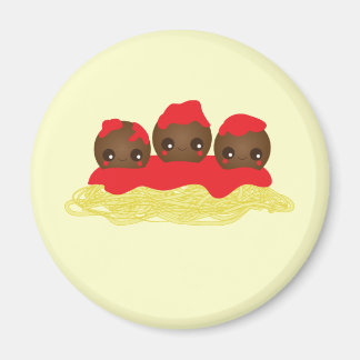Spaghetti & Meatbollar Magnet