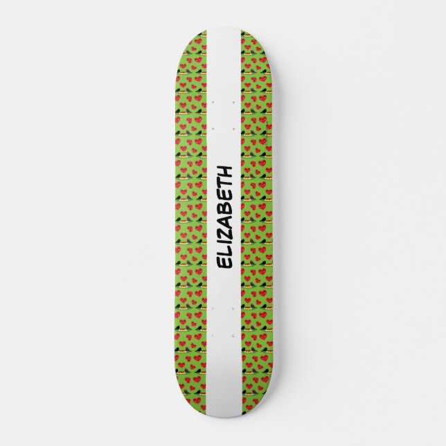 Spaghetti Meatbollar Romantic Date | Lägg till dit Mini Skateboard Bräda 18,5 Cm (Framsida)