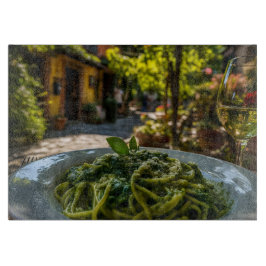 Spaghetti med Creamy Spinach Sauce