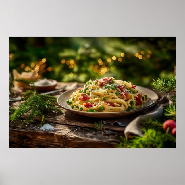 Spaghetti med sardiner och fennel poster (Framsidan)