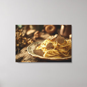 Spaghetti med Truffle Butter Canvastryck