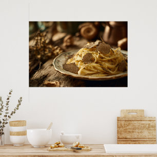 Spaghetti med Truffle Butter Poster