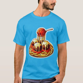 SPAGHETTI OCH MEATBALL4 T SHIRT