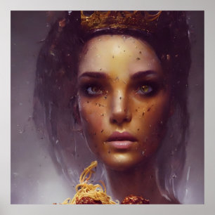 Spaghetti och Meatbullarna Goddess Poster