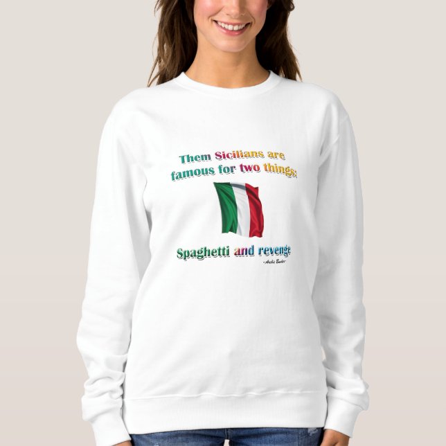 Spaghetti och Revenge T Shirt (Framsida)