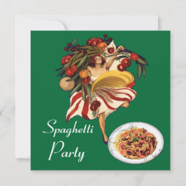 SPAGHETTI PARTY DANCE, ITALIENSKA KITCHEN OCH TOMA INBJUDNINGAR