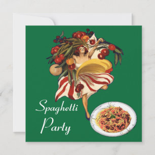 SPAGHETTI PARTY DANCE, ITALIENSKA KITCHEN OCH TOMA INBJUDNINGAR