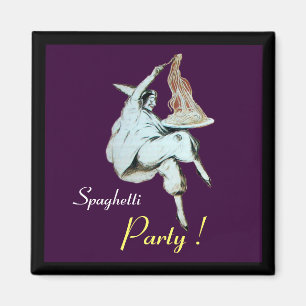 SPAGHETTI PARTY ITALIAN KITCHEN, RESTAURANT lila Magnet