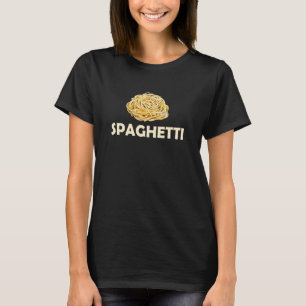 Spaghetti Pasta Italiensk Mat Nudel T Shirt
