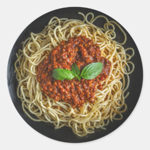 Spaghetti Runt Klistermärke