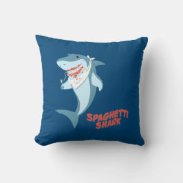 Spaghetti Shark Kudde