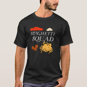 Spaghetti Squad Pasta Italiana Food Noodles T Shirt