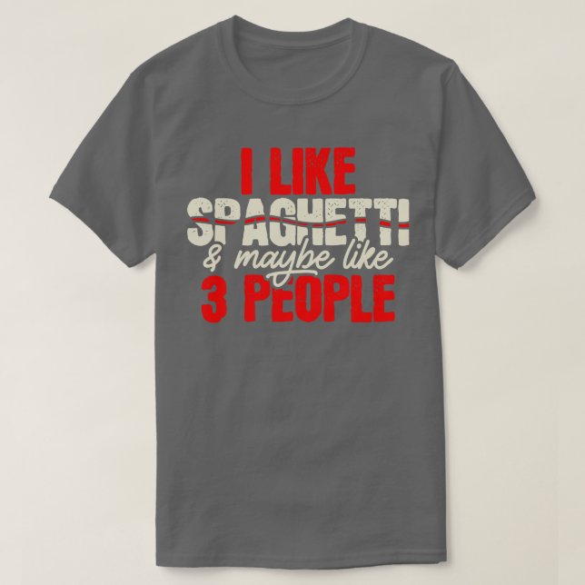 Spaghetti T Shirt (Design framsida)