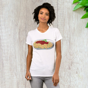 Spaghetti Womens T-Shirt