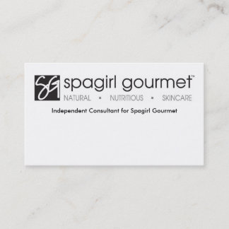 Spagirl gourmetvisitkort visitkort