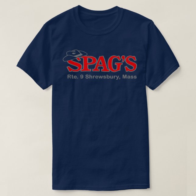 SPAG's Rte 9 Shrewsbury Massachusetts Nostalgia VI T Shirt (Design framsida)