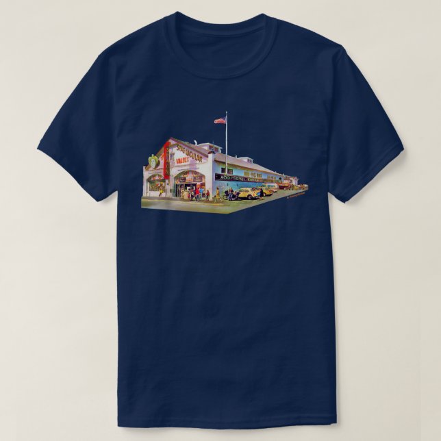 SPAGS Shrewsbury Massachusetts Painting Isolated N T Shirt (Design framsida)