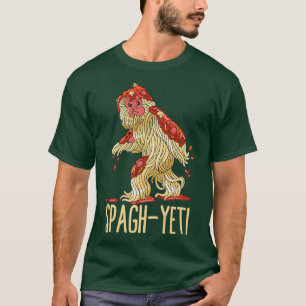 SpagYeti Spaghetti Spagyeti Funny Ramen Noodle Pas T Shirt