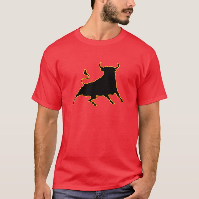 Spain Bull T-Shirt (Framsida)