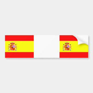 Spain Flag car sticker Bildekal
