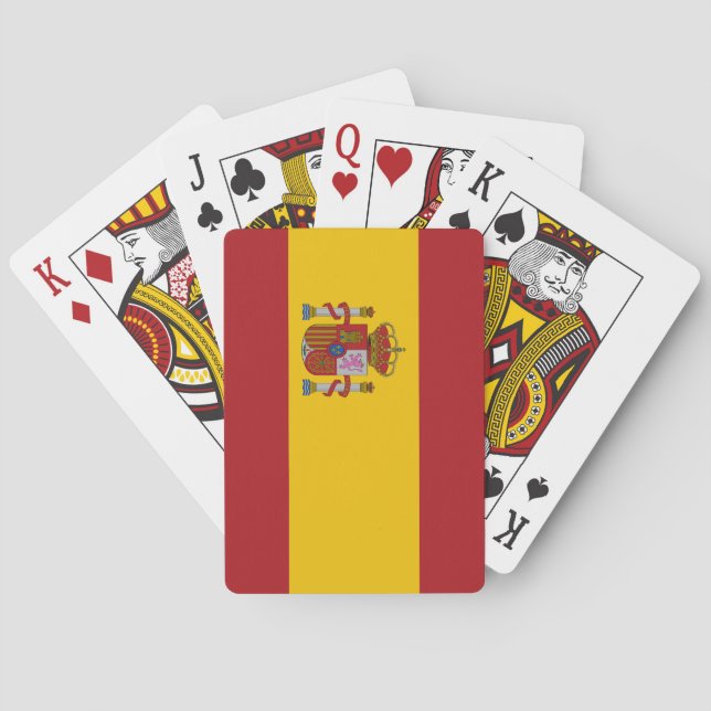 Spain Flag Casinokort (Baksidan)