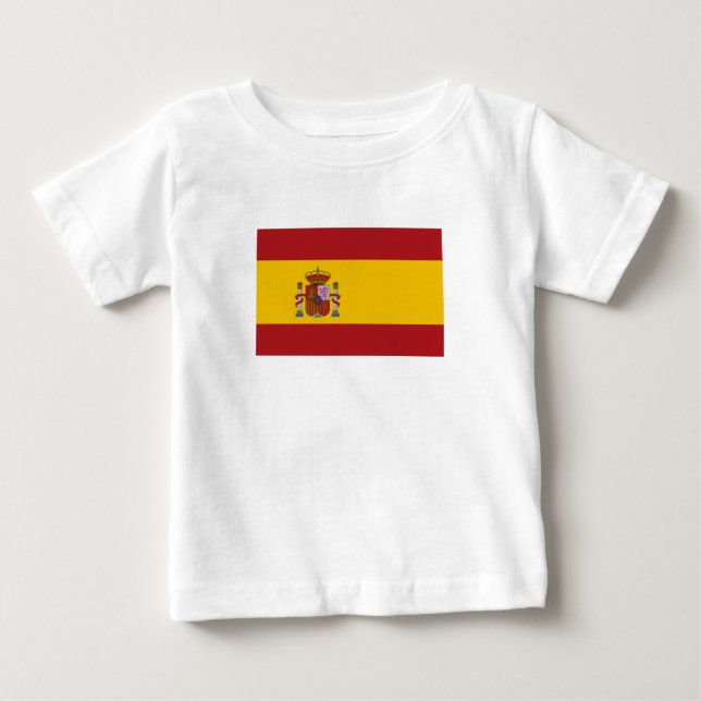 Spain Flag T Shirt (Framsida)