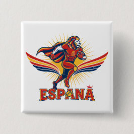 Spain Football Lion Hero National Pride Action Art Knapp