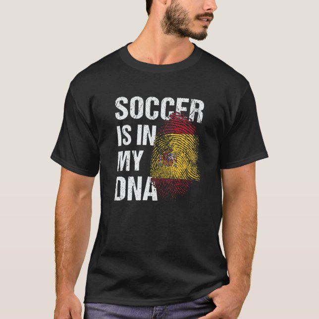 Spain Soccer Spanish Football España Futbol 2 T Shirt (Framsida)