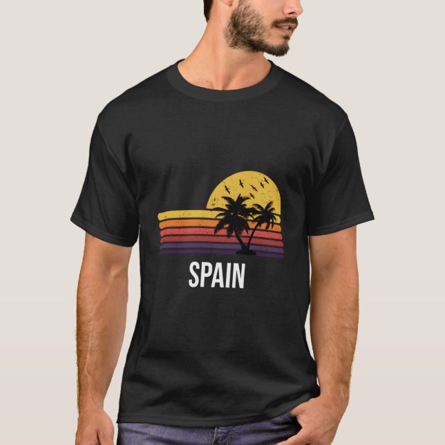 Spain Vacation T Shirt (Framsida)