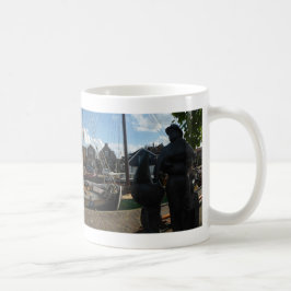Spakenburg Harbor Panoramic Coffee Mugg