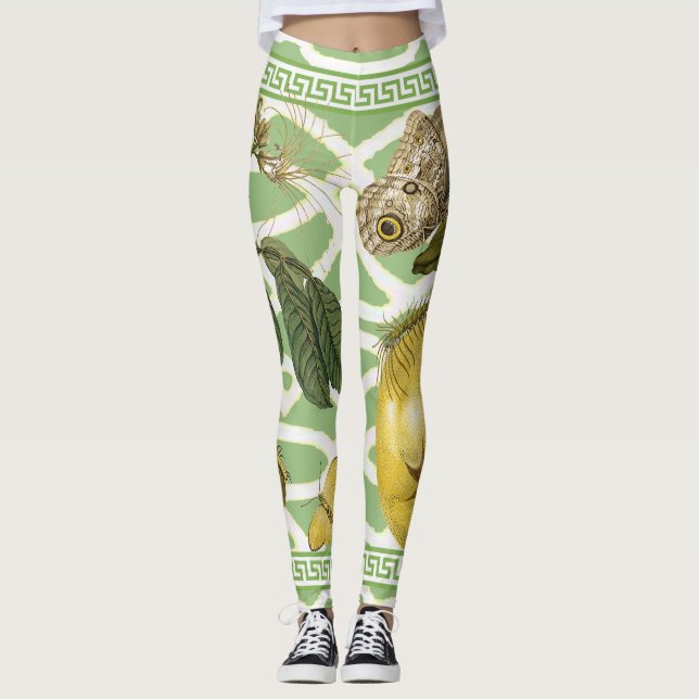 SpaljéMerian damasker Leggings (Framsida)