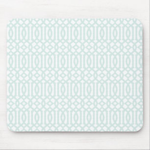 Spaljémönstermousepad - blek - blått musmatta