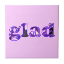 Spaltat glatt med lila blommor Trivet Kakelplatta