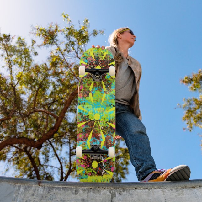 Spaltfärg Mini Skateboard Bräda 18,5 Cm (Utomhus 1)