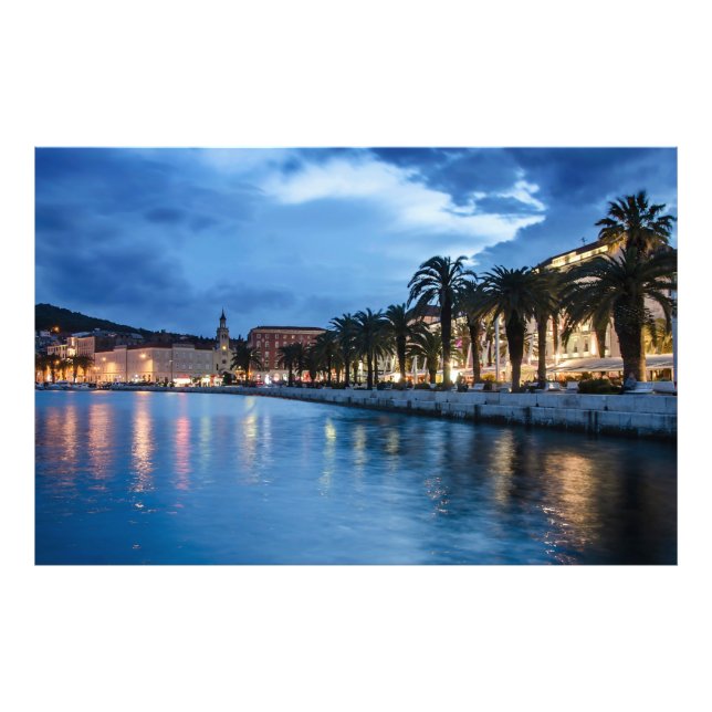 Spaltpromenad i Kroatien Fototryck (Framsidan)