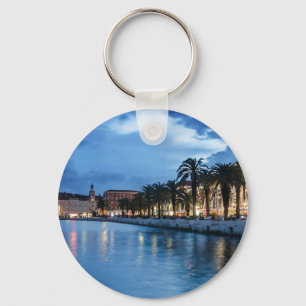 Spaltpromenad i Kroatien Nyckelring