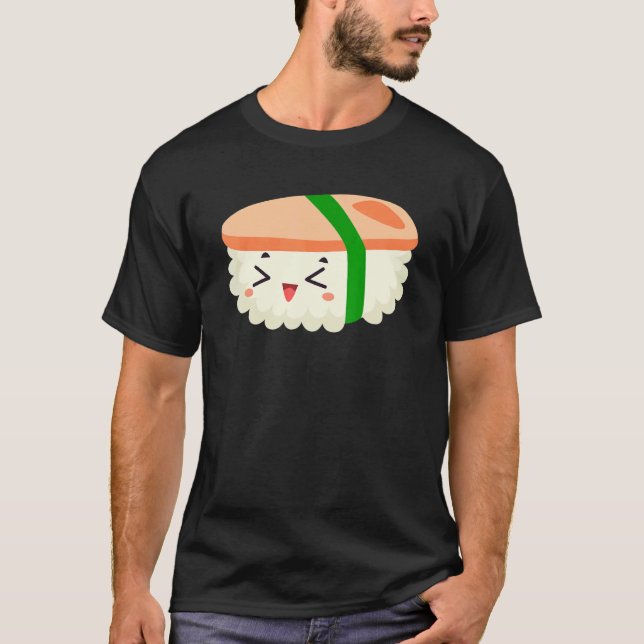 Spam Musubi Food Instruction Diagram Japanska Hawa T Shirt (Framsida)