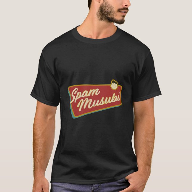 Spam Musubi Front Back T Shirt (Framsida)