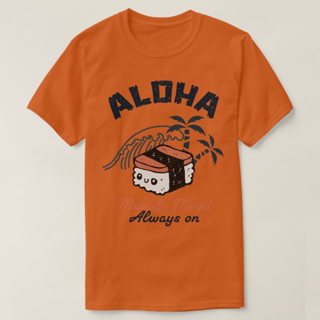 Spam Musubi Hawaiian Culture T Shirt (Design framsida)