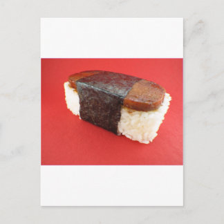 Spam Musubi Vykort