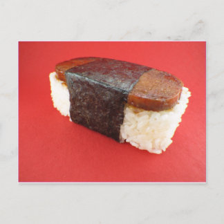 Spam Musubi Vykort