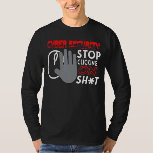 Spam-Webben för IT-säkerhetsspecialister länkas In T Shirt
