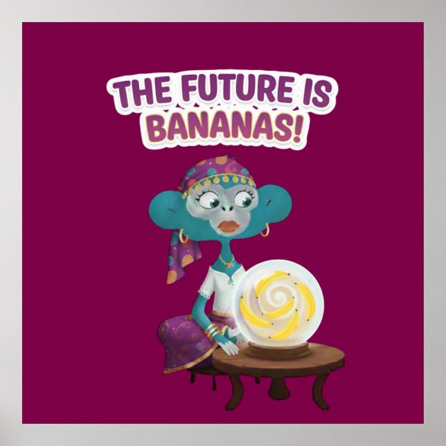 Spåmonkeyapa Poster (Framsidan)