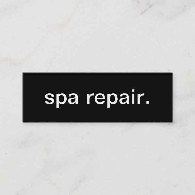 Span reparerar visitkorten mini visitkort (Framsida)