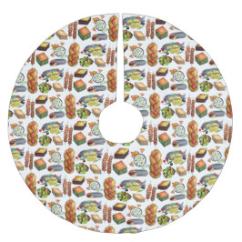 Spanakopita Moussaka Baklava Grekiska livsmedelsut Julgransmatta Borstad Polyester