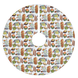 Spanakopita Moussaka Baklava Grekiska livsmedelsut Julgransmatta Borstad Polyester