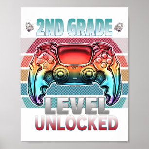 Spänd spelare på andra Klass-nivå första skoldagen Poster